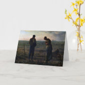 De Angelus, Jean-Francois Millet Kaart (Gele Bloem)