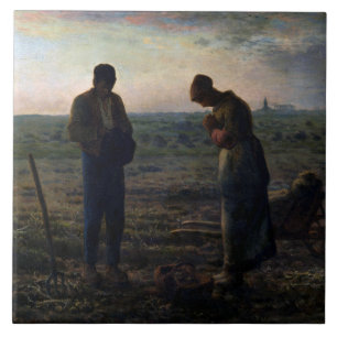 De Angelus, Jean-Francois Millet Tegeltje