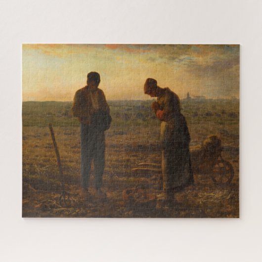 De Angelus van Jean-Francois Millet Legpuzzel (Horizontaal)