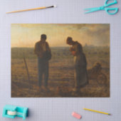 De Angelus van Jean-Francois Millet Tissuepapier (Craft)