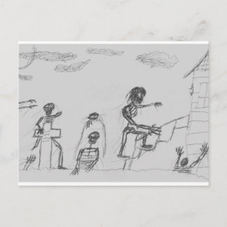 De Angry Dead Briefkaart