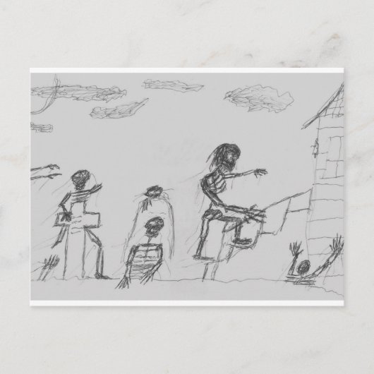 De Angry Dead Briefkaart (Voorkant)