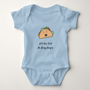 De Angry Taco aangepaste tekst met twee regels Romper