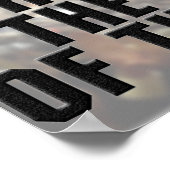 De angst van die om je heen poster (Hoek)