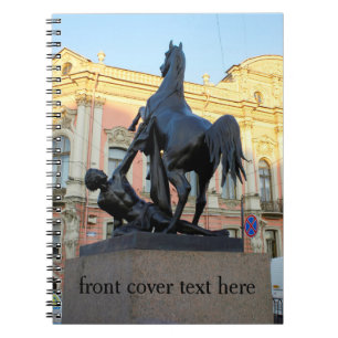 De Anichkov-brug in Sint-Petersburg Notitieboek