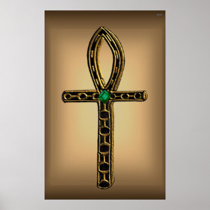 De Ankh (goud) Poster