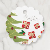 de año nuevo con regalos bedankjes labels (Achterkant)