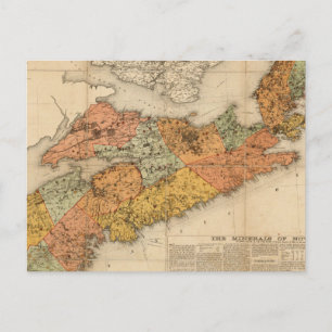 De anorganische kaart van de kerk van Nova Scotia