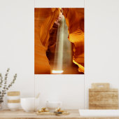 De Antelope Canyon in Arizona Poster (Keuken)