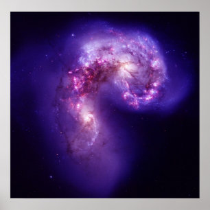 De Antennae Galaxies Poster