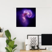 De Antennae Galaxies Poster (Thuiskantoor)