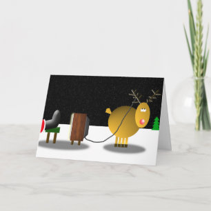 De Antenne van TV Feestdagen Kaart