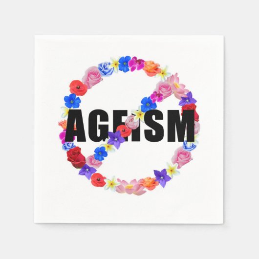 De anti-ageisme serie servet (Voorkant)