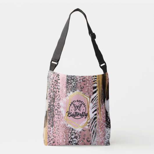 De anti-sociale vlinder-tas crossbody tas (Voorkant)