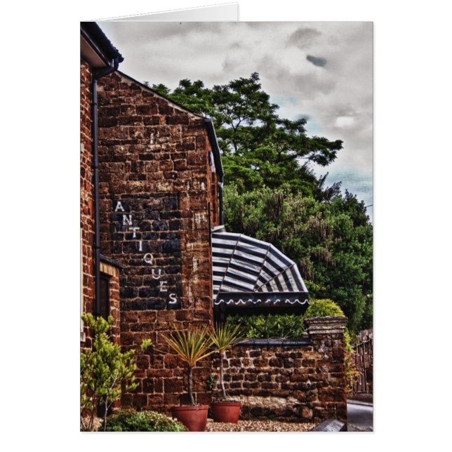 De Antieke Winkelkaart (Voorkant)