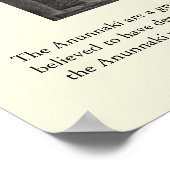 De Anunnaki Poster (Hoek)