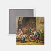 De apen op school magneet (Voorkant / Achterkant)