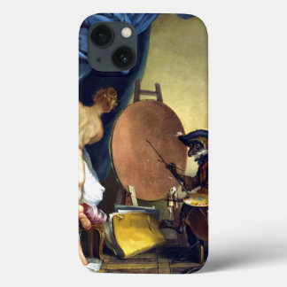 De apenschilder iPhone 13 hoesje
