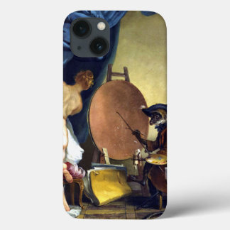 De apenschilder iPhone 13 hoesje