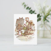 De apenschool briefkaart (Staand voorkant)