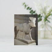 De Apis Bull, uit het Serapeum, Memphis Briefkaart (Staand voorkant)
