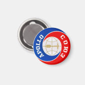 De Apollo-Sojoez missie Logo Magneet (Voorkant / Achterkant)