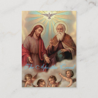 De apostel is gemaakt - Prayer Card (flat) Visitekaartje