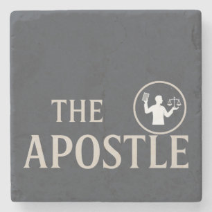 De apostel – Vierkante stenen Onderzetters (Set va