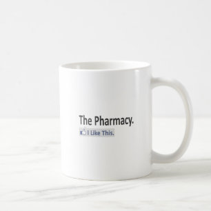 De apotheek...ik vind dit leuk koffiemok