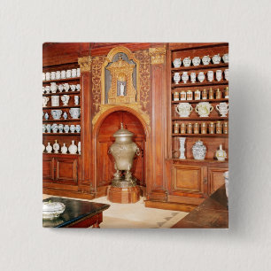 De apotheek van het ziekenhuis Saint-Jean Vierkante Button 5,1 Cm