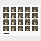 De apotheker vierkante sticker (Vel)