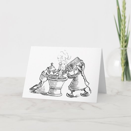 De Apothekers van de brownie Kaart (Voorkant)