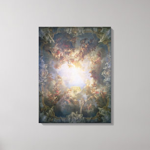 De Apotheose van Hercules, vanaf het plafond van T Canvas Afdruk