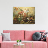 De Apotheose van Voltaire, 1778 Canvas Afdruk (Insitu (Woonkamer))