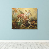 De Apotheose van Voltaire, 1778 Canvas Afdruk (Insitu (Houten vloer))