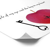 De appel van mijn oog en de sleutel tot mijn hart poster (Hoek)