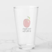De appel van mijn oog glas (Achterkant)
