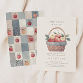 De appel van ons  Baby shower Kaart