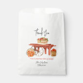 De appel van ons Eye Personalized Baby shower Bedankzakje (Voorkant)