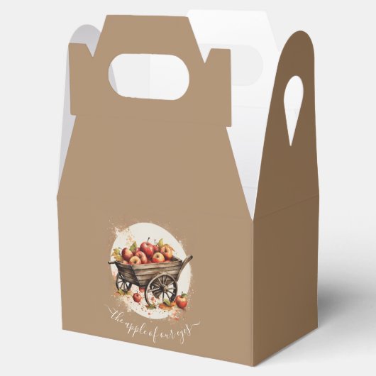 De appel van ons oog Baby shower Bedankdoosjes (Geopend)