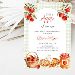 De Appel van Ons Oog Baby Shower Feest Kaart