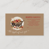 De appel van ons oog Baby shower Informatiekaartje (Voorkant)