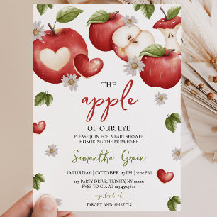 De Appel van Ons Oog Baby Shower Kaart