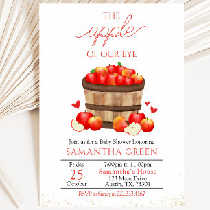 De Appel van Ons Oog Baby Shower Kaart
