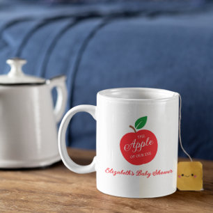 De appel van ons oog Baby shower Koffiemok