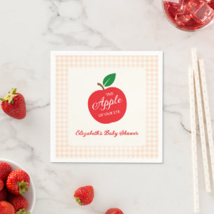De appel van ons oog Baby shower Servet