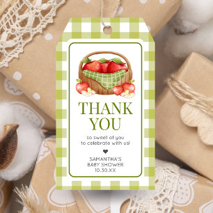 De appel van ons oog Baby shower voordeel Tags Cadeaulabel