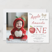 De appel van ons oog eerste verjaardag kaart (Voorkant)