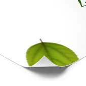 De appel van ons Oog Foto Welkom Teken Perfect Poster (Hoek)