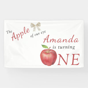 De Appel van ons oog Kinderverjaardagsfeestje  Spandoek
